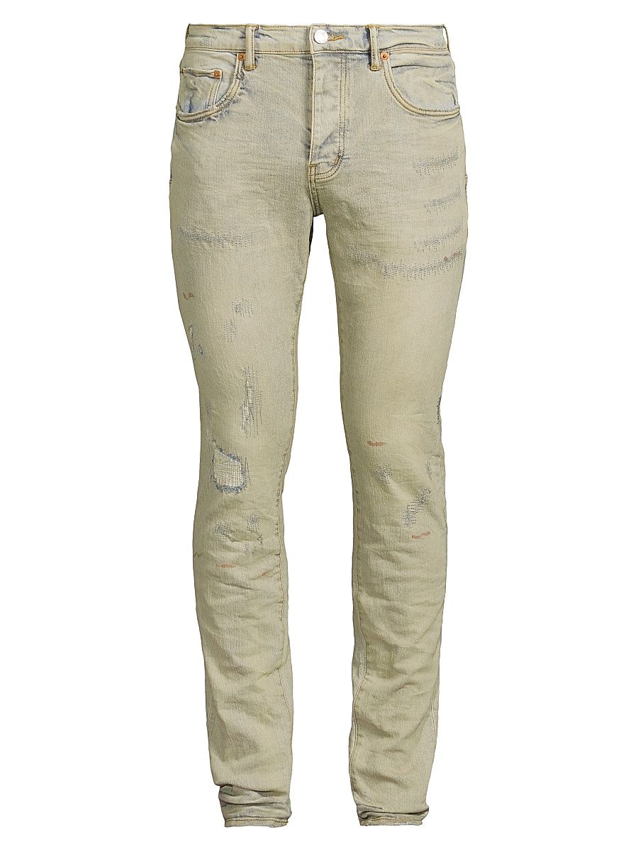 Men's Five-Pocket Classic Jeans - Grey - Size 40