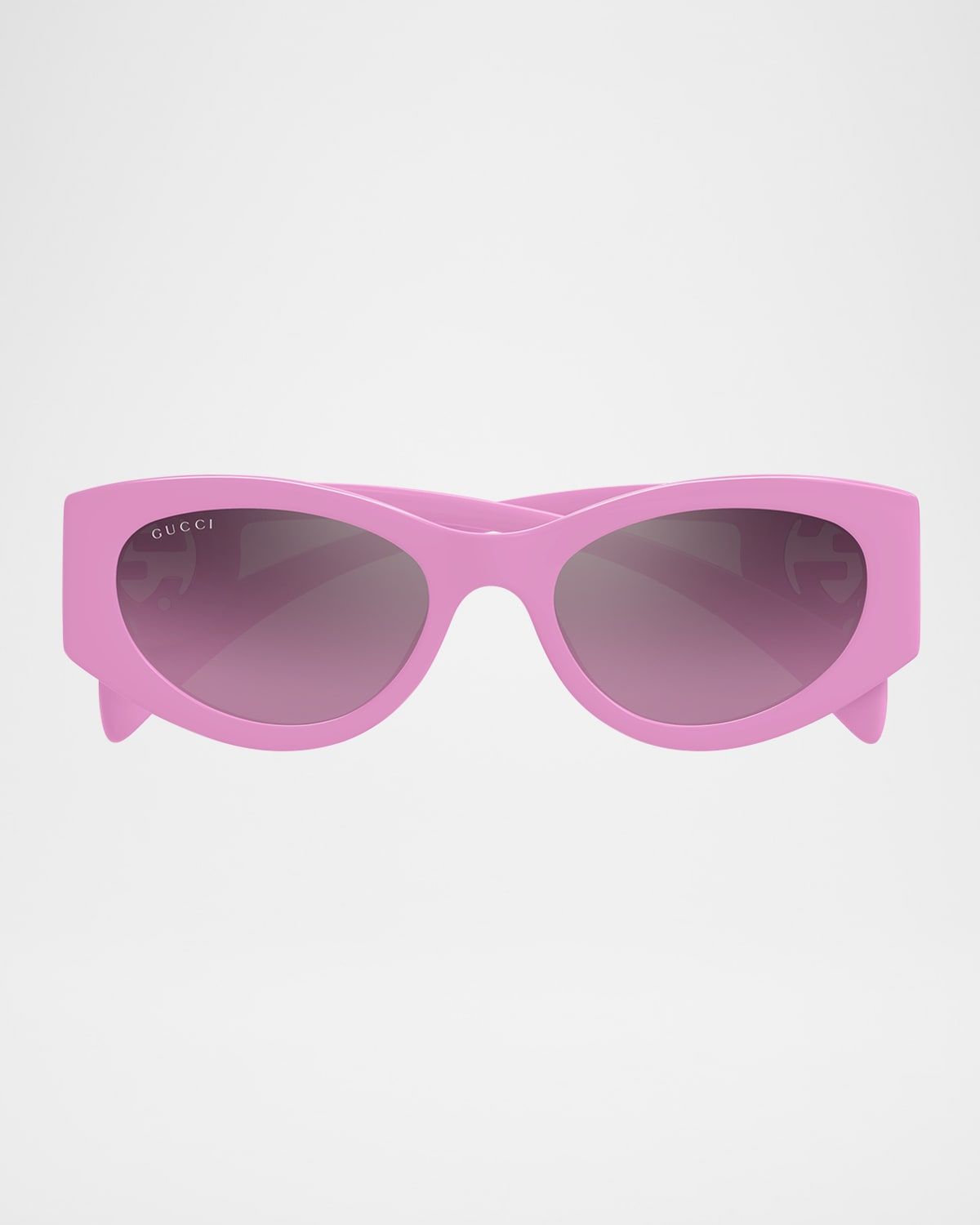 Interlocking G Cat-Eye Plastic Sunglasses