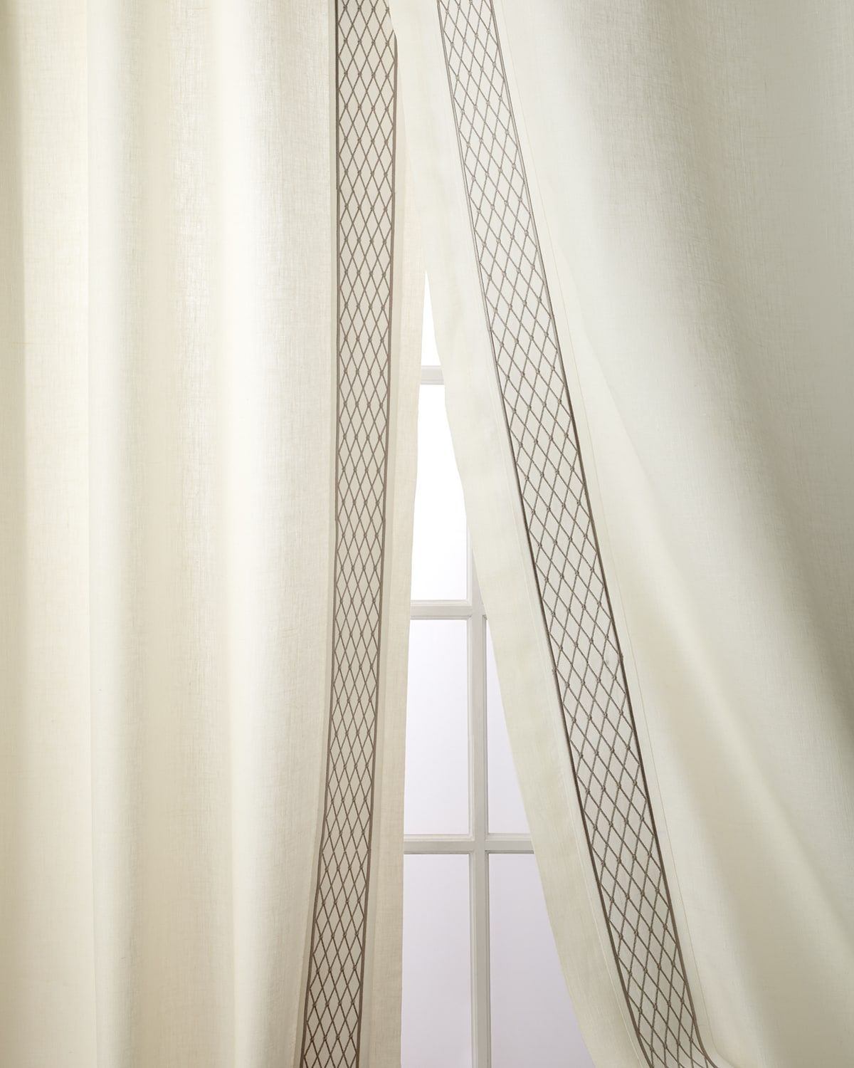 Set of Two Ambrosia Curtain Panels, 96"