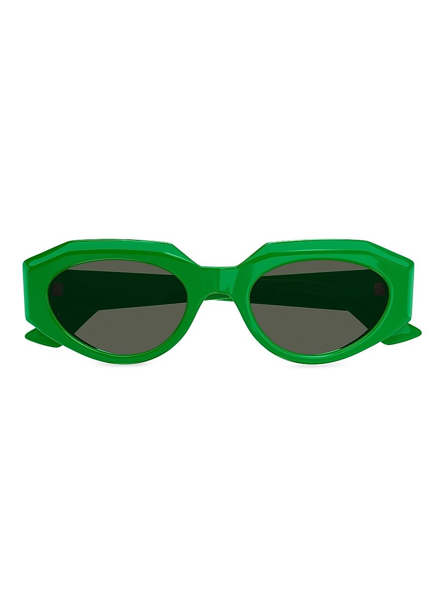 Women's Classic 52MM Oval Sunglasses - Green