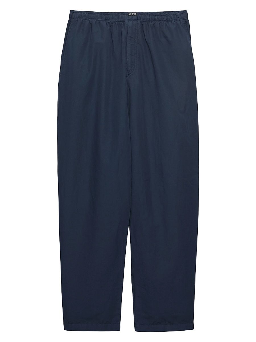 Men's Linen Blend Pants - Blue - Size XXXL