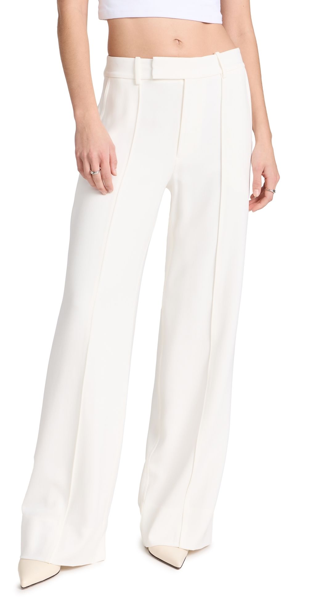 Proenza Schouler Weyes Pants White 2