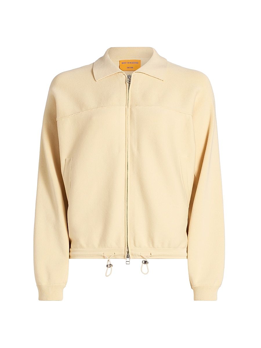 Women's Cotton-Blend Windbreaker Jacket - Butter - Size XL