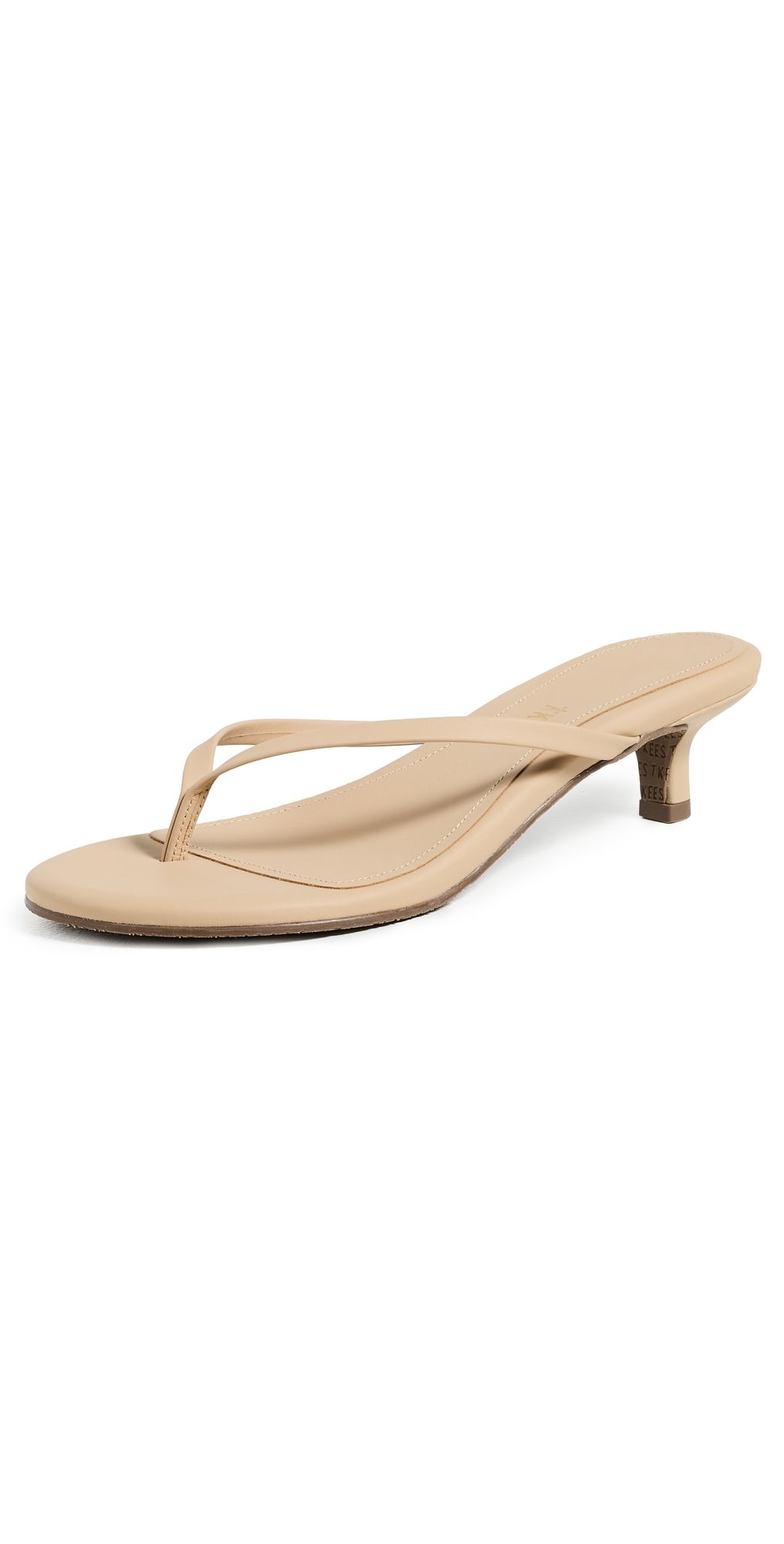 TKEES Julia Leather Sandals Sunkissed 7