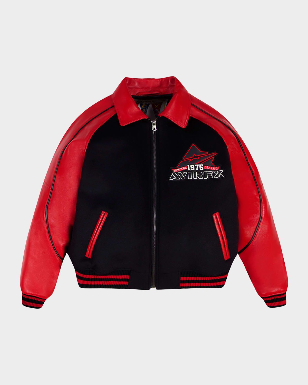 Men & apos;s Classic Wool Leather Varsity Jacket