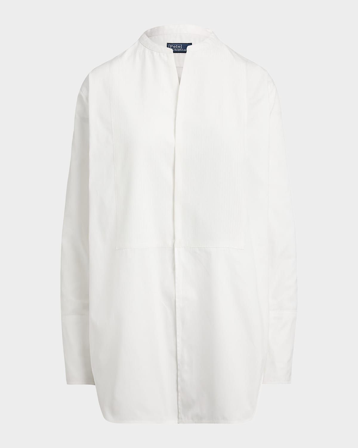 Silk-Bib Tuxedo Shirt