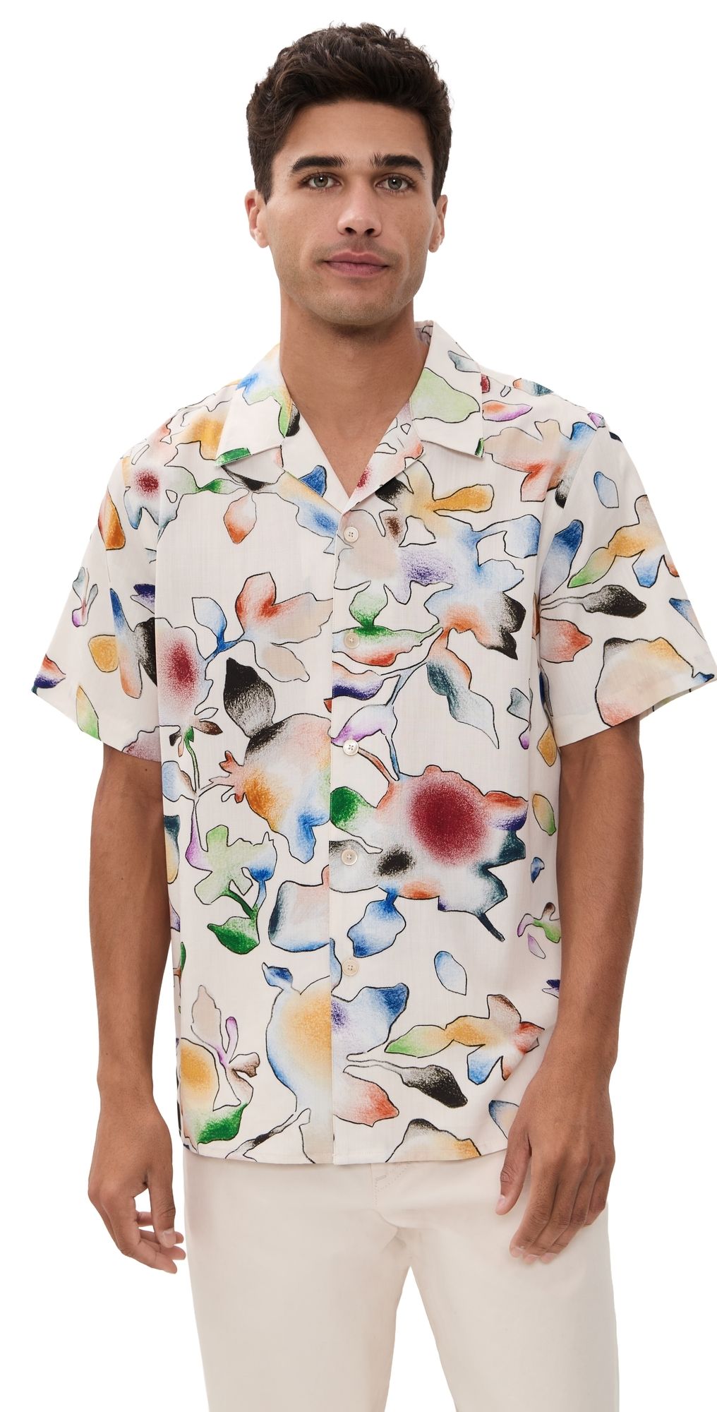 PS Paul Smith Casual Fit Short Sleeve Shirt White M