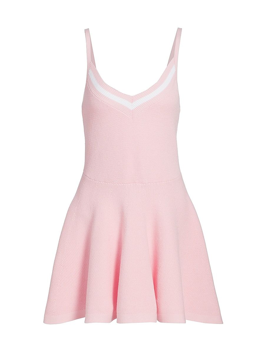 Women's Brinalina Fit & Flare Cotton Minidress - Berry Whirl - Size XL