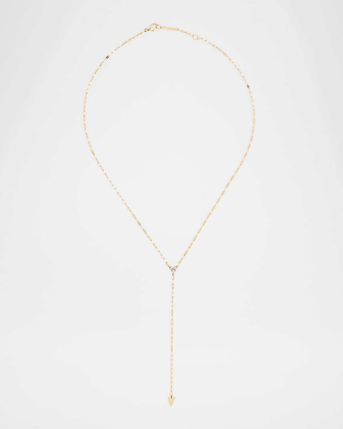 14K Gold Solo Cluster Vista Lariat