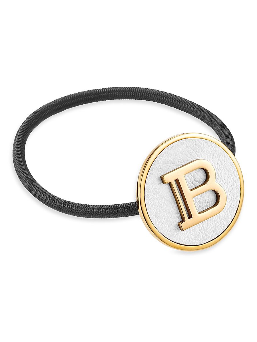 Women's B-Logo 18K Gold-Plated Hair Elastique