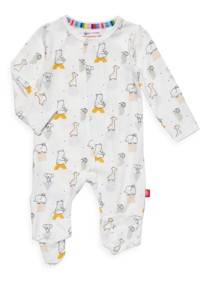 Unisex Baby's New Kid On The Block Graphic Footie - Multi - Size 18 Months