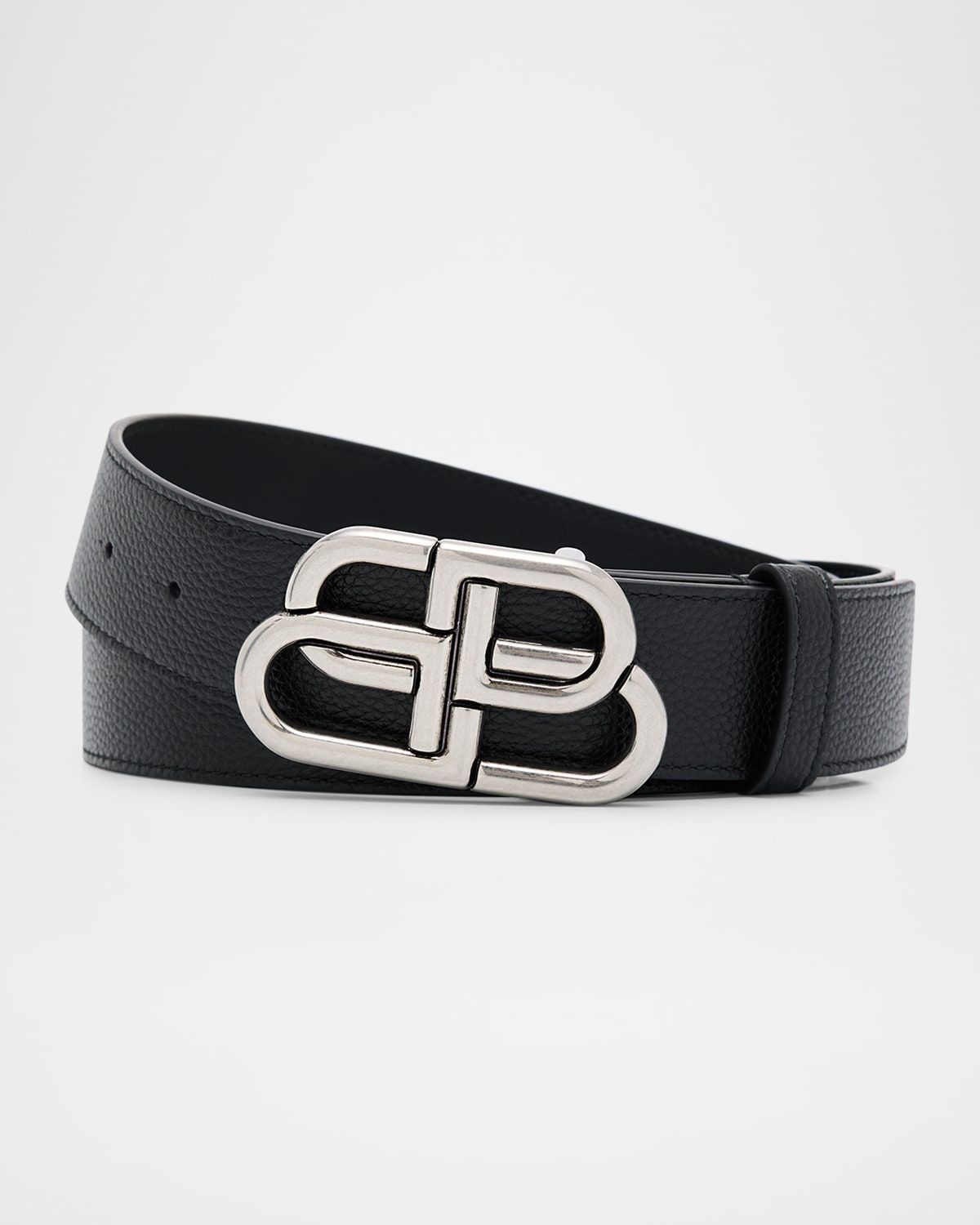 Men & apos;s BB-Buckle Leather Belt