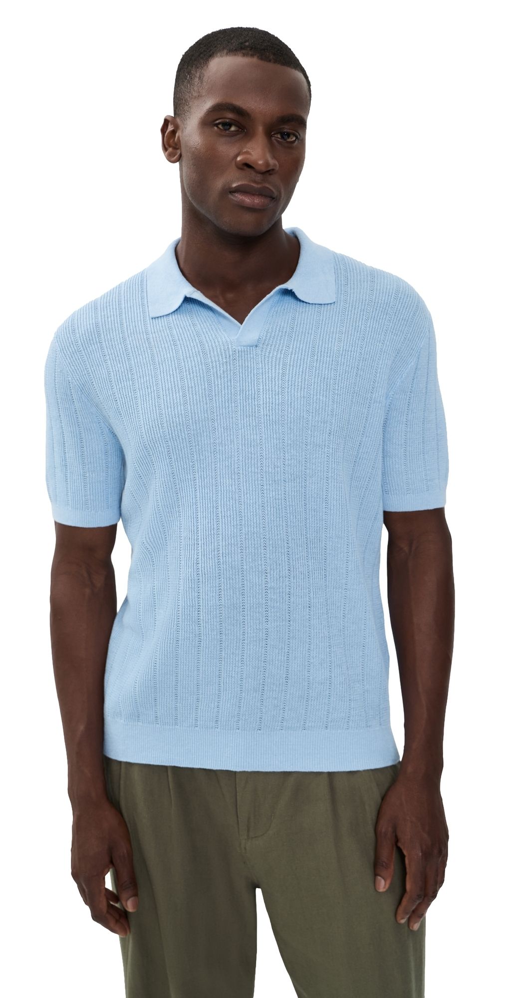 Polo Ralph Lauren Linen Jersey Johnny Polo OFFICE BLUE S