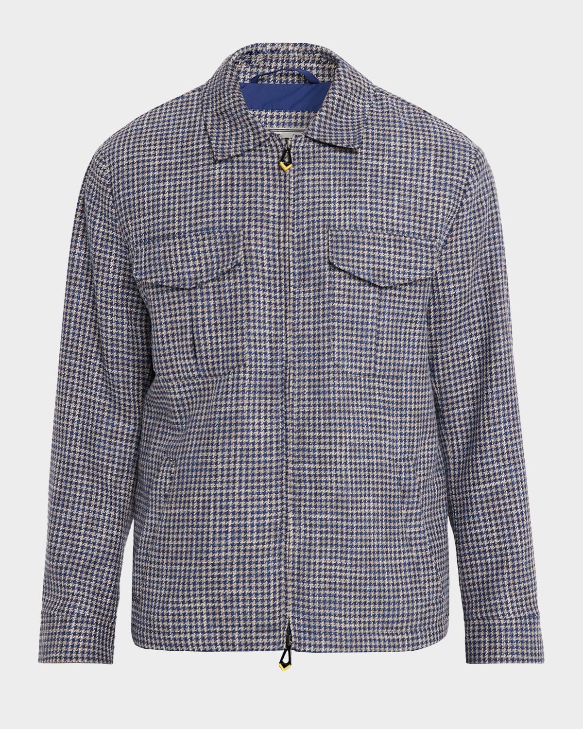 Men & apos;s Joly Houndstooth Full-Zip Blouson