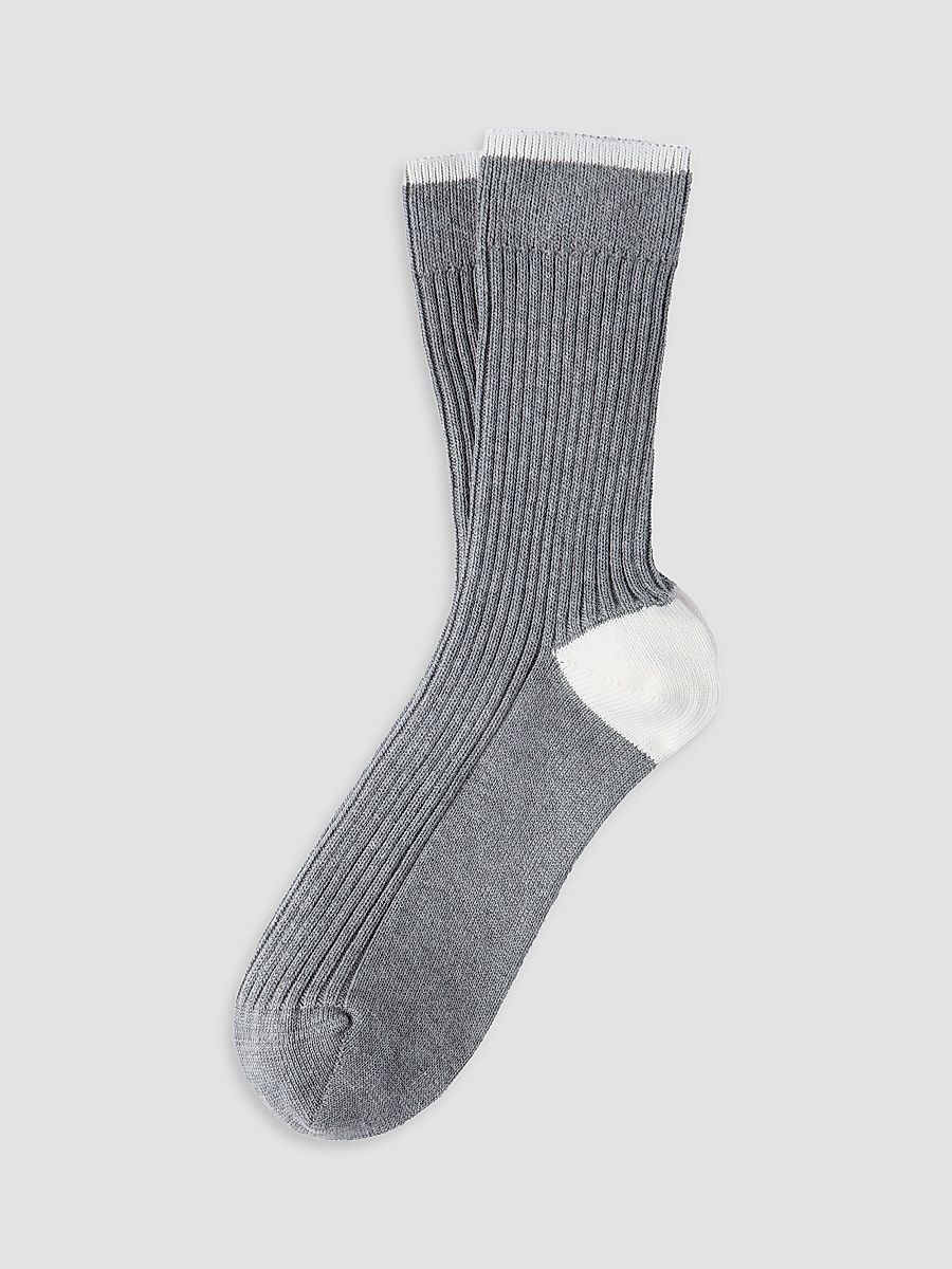 Men's Cotton Socks - Grey - Size XXL