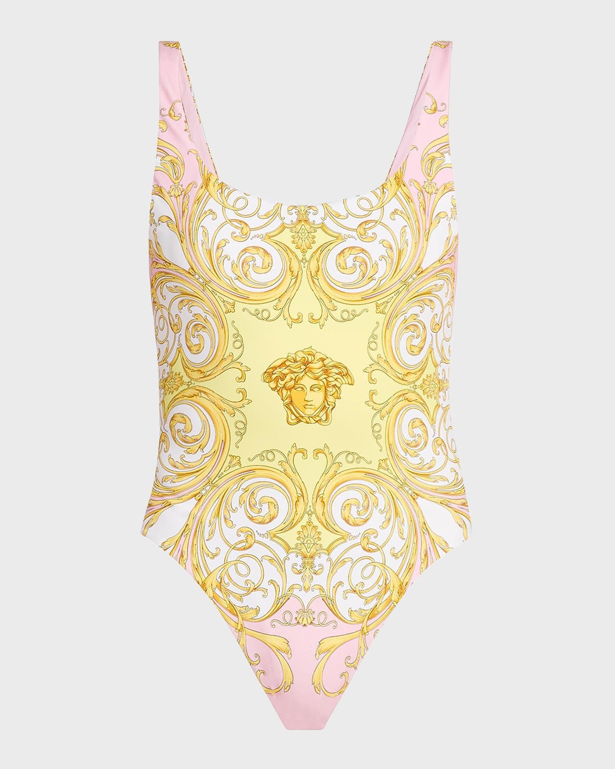 Medusa Low-Back One-Piece Swimsuit