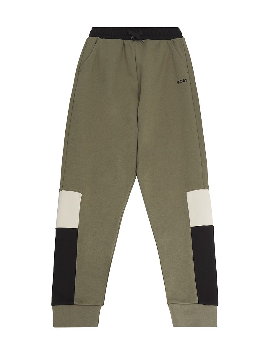 BOSS Boy's Little Boy's & Boy's Fleece Joggers - Green - Size 6
