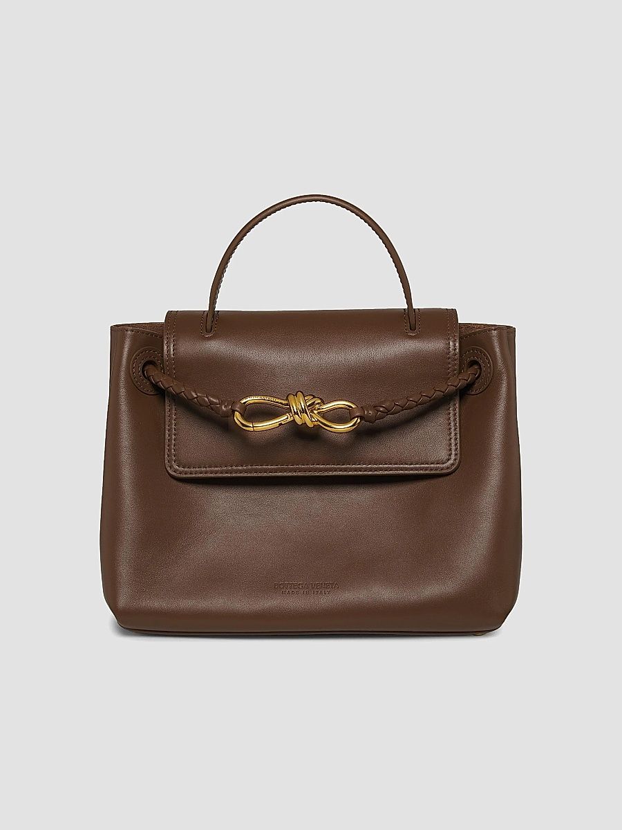 Bottega Veneta Women's Ciao Ciao Small Leather Top Handle bag - Nocciola Muse Brass