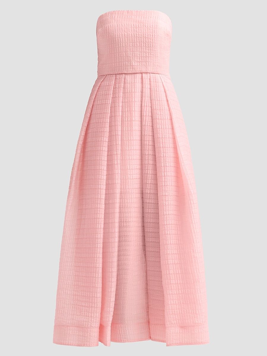 Women's Caliora Jacquard Cocktail Midi Dress - Peony - Size XXL