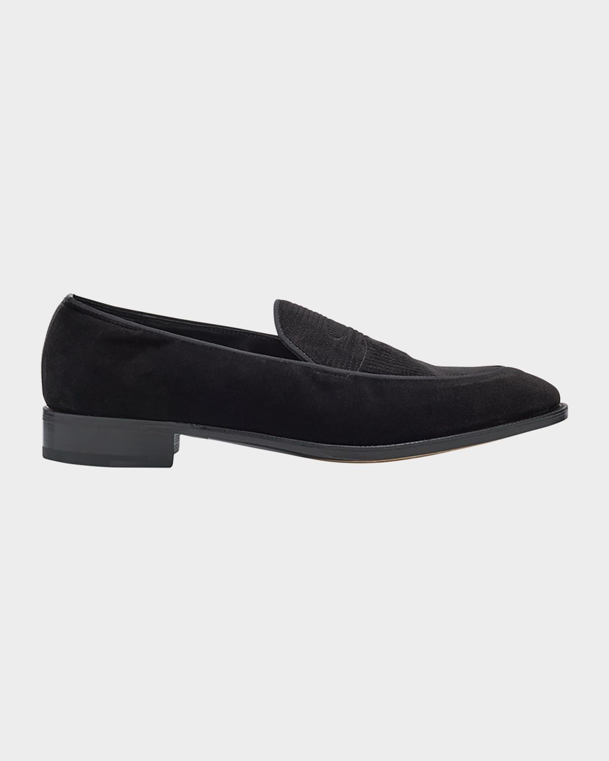 Men & apos;s Bill Velvet Penny Loafers