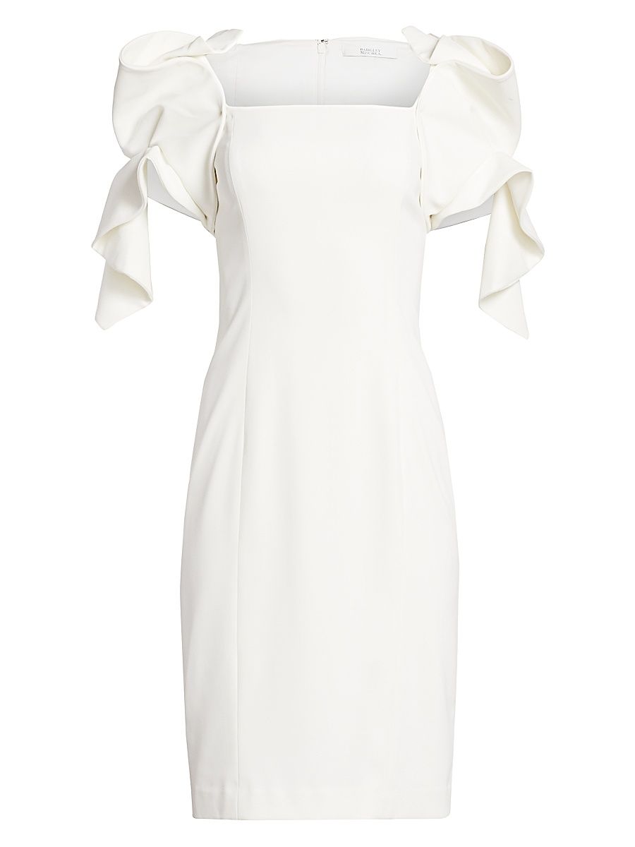 Women's Origami Sleeve Dress - Ivory - Size 4