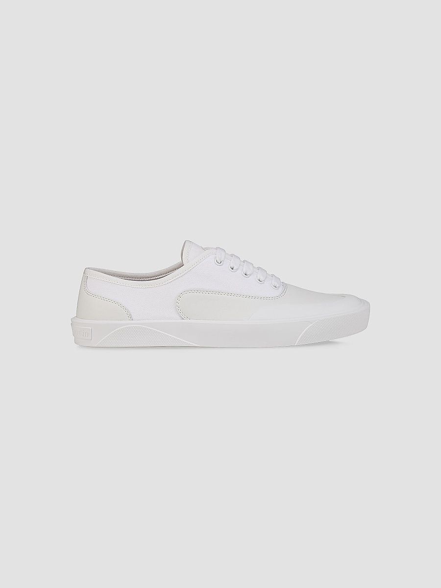 Christian Louboutin Men's Tactical Skate Low-Top Sneakers - White - Size 13