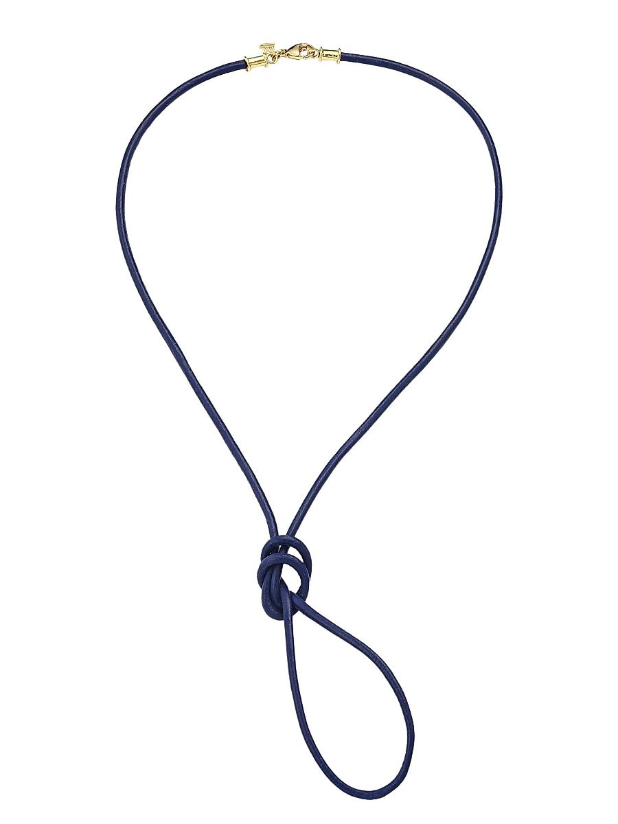 Women's Florence86 Leather Cord Necklace - Royal Blue