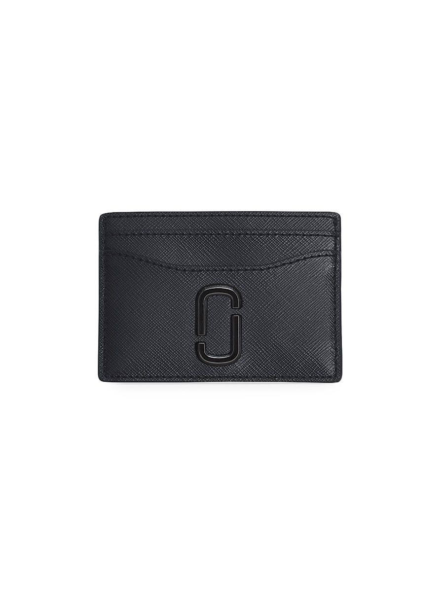 Women's The J Marc Leather Card Case - Black