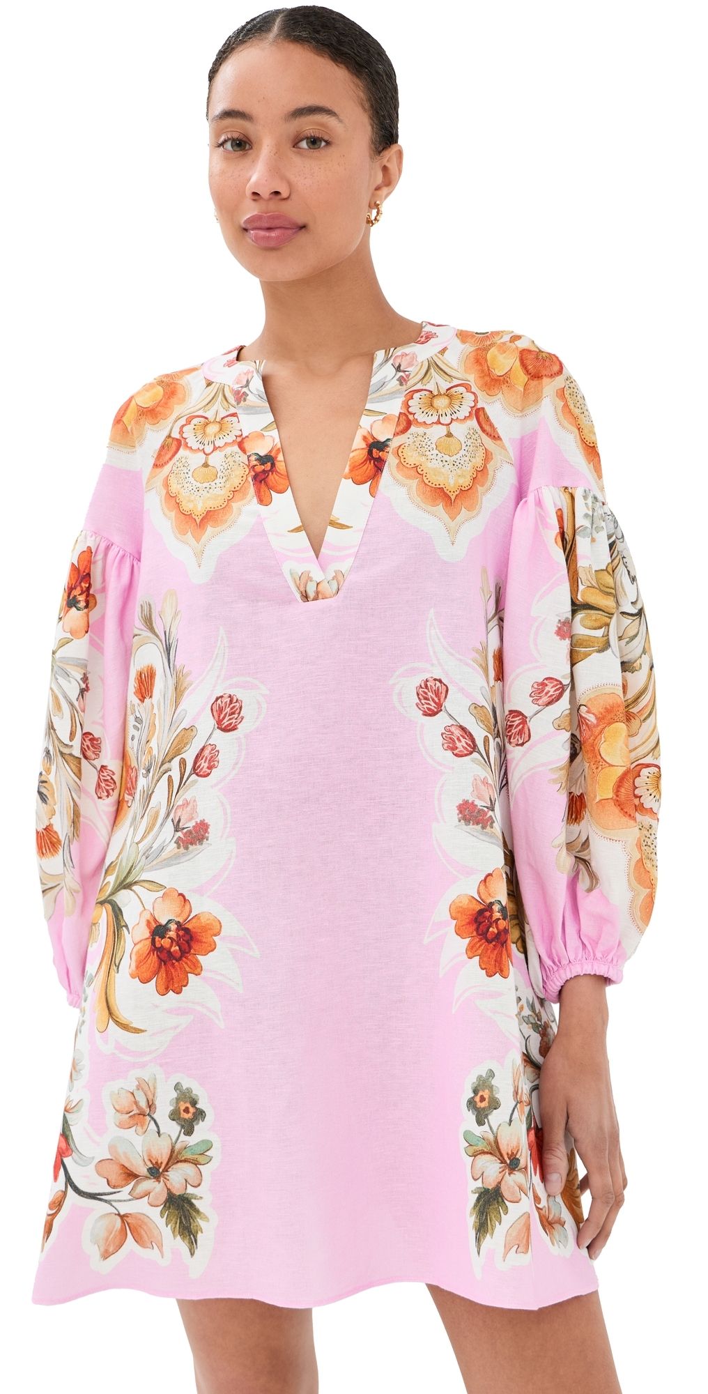 Borgo de Nor Harlow Dress Sun Fire Garden/Lilac 10