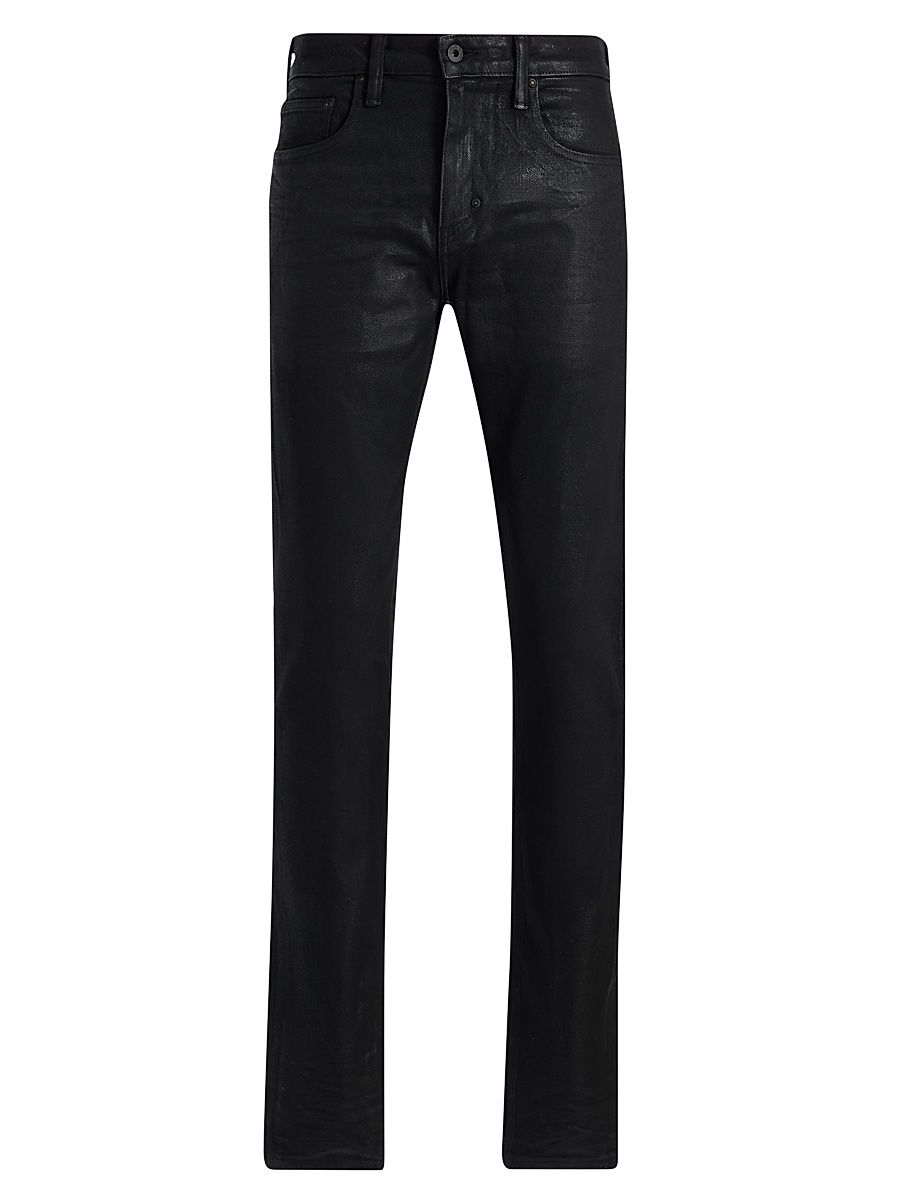 Men's D-Wax Mode Whiskered Skinny Jeans - Black - Size 30