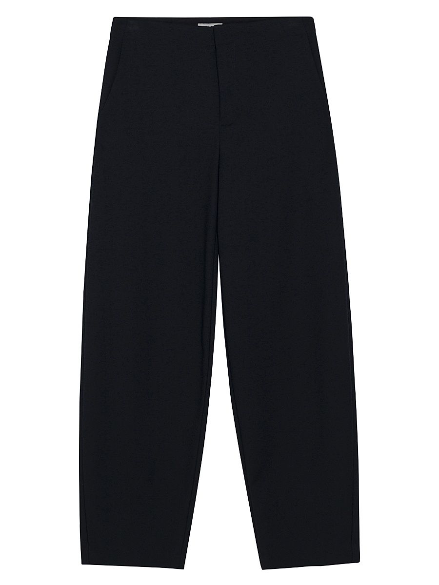 Women's Walden Curved-Leg Pants - Black - Size 8