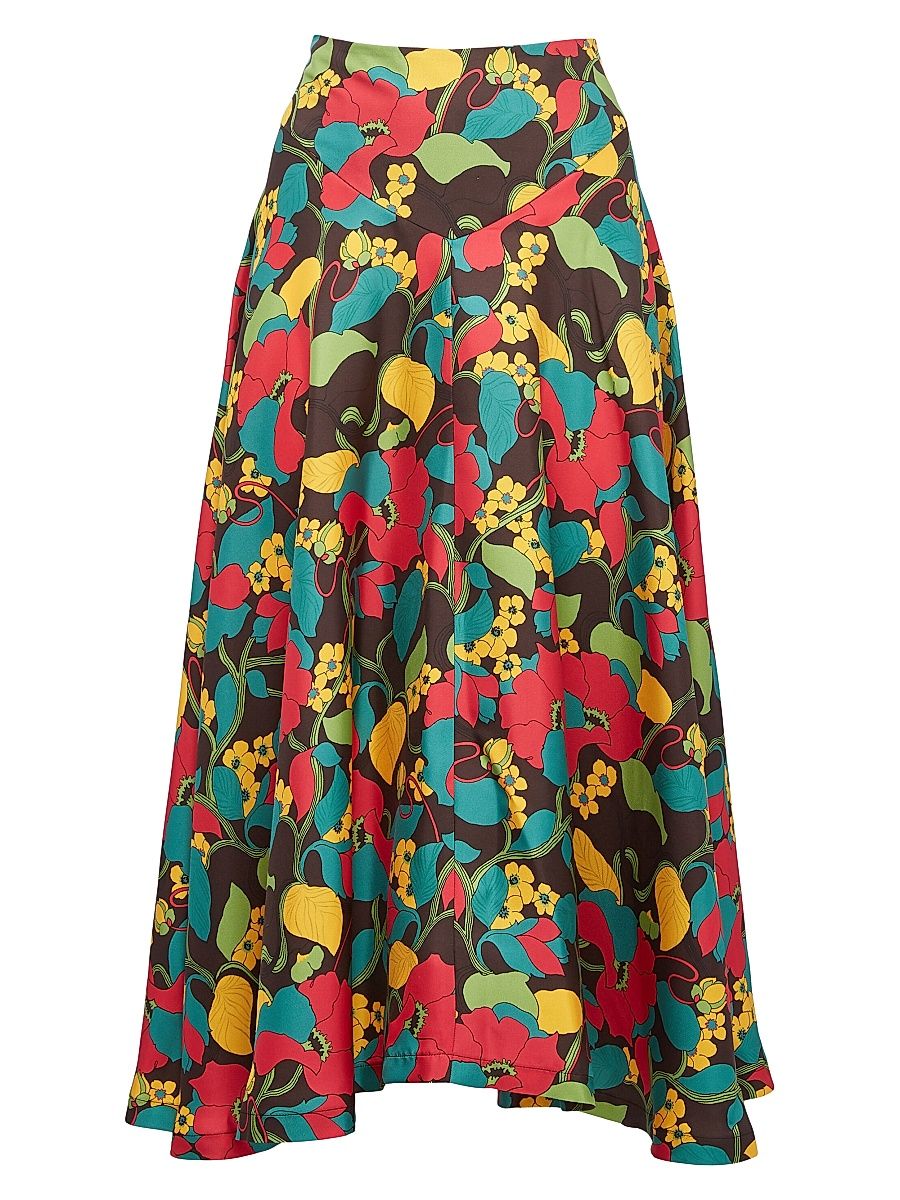 Women's Milano Skirt - Vines Brown - Size Large