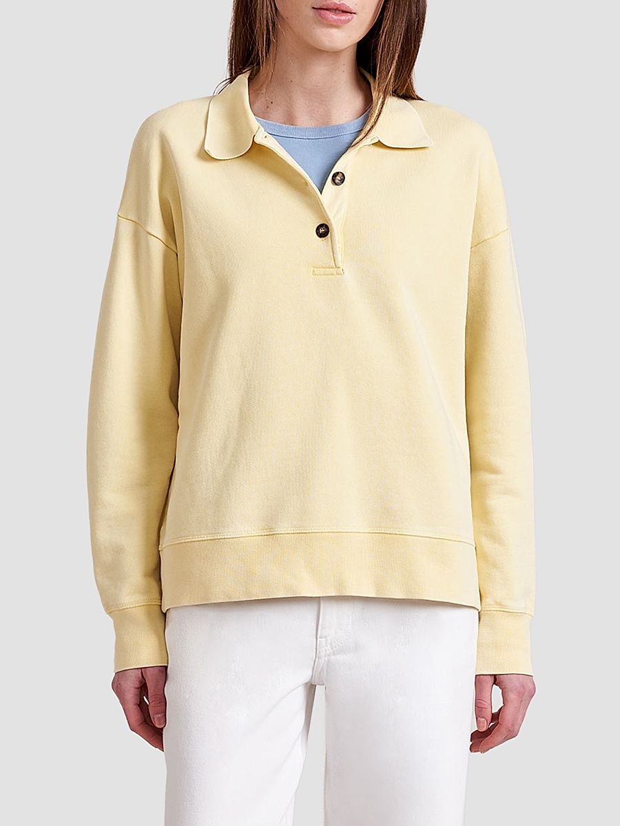 Women's Howard Polo Sweater - Butter - Size XL