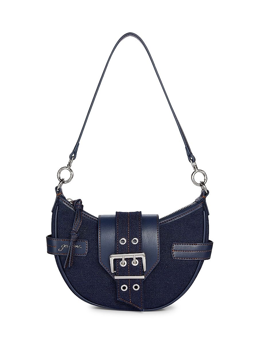 Women's Bucky Denim Crossbody Bag - Dark Navy