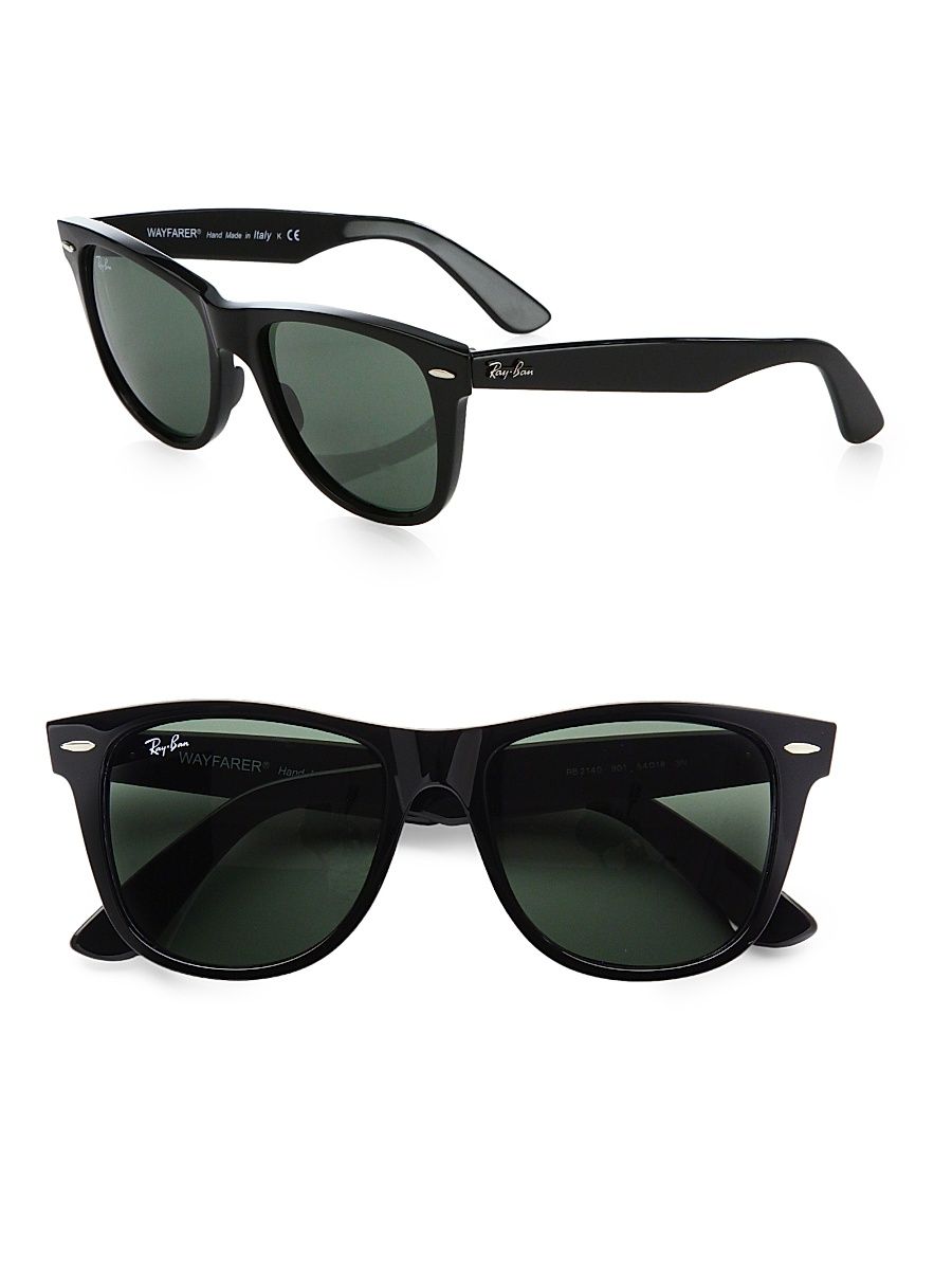 Men's RB2140 50MM Classic Wayfarer Sunglasses - Black