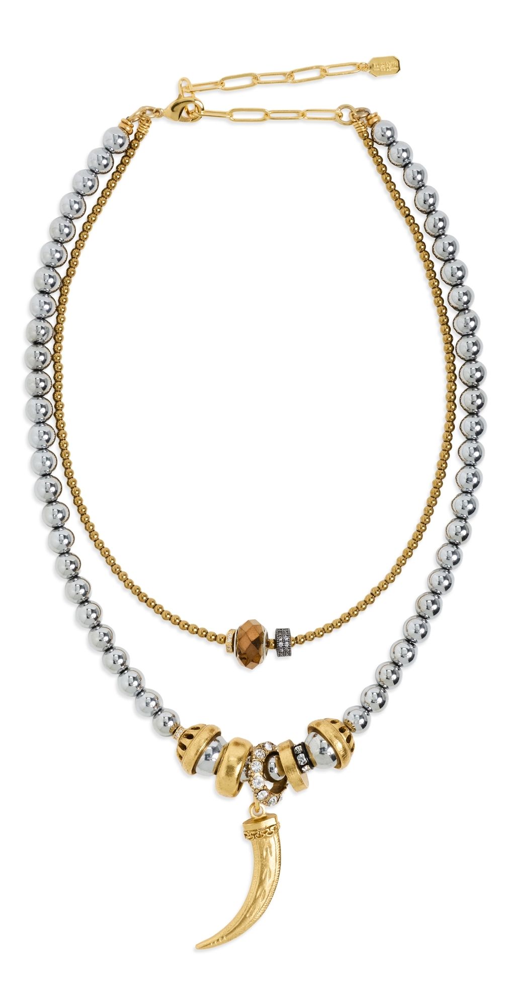 Elizabeth Cole Hilda Necklace Crystal One Size