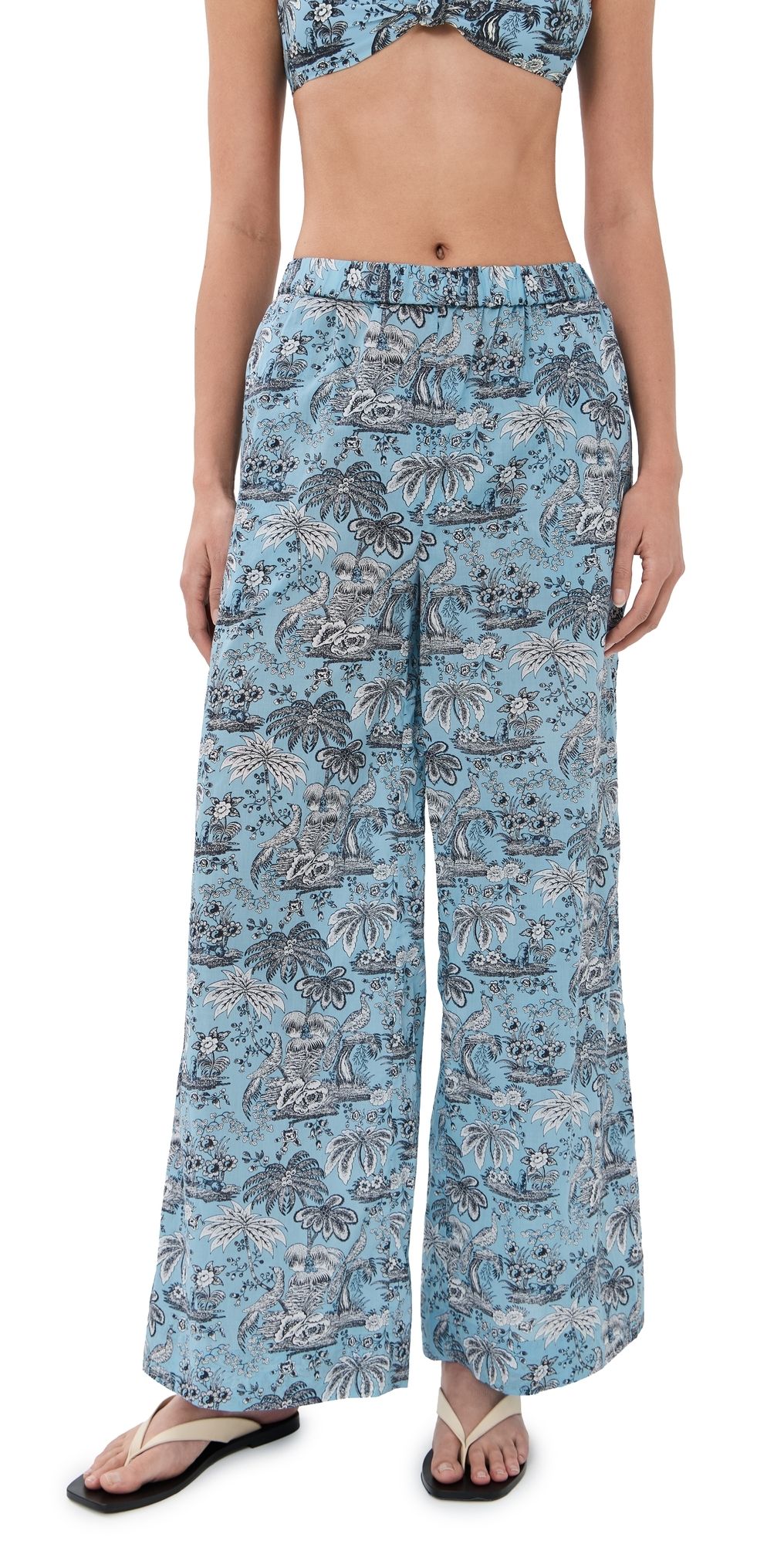 STAUD Marza Pants Sky Toile S