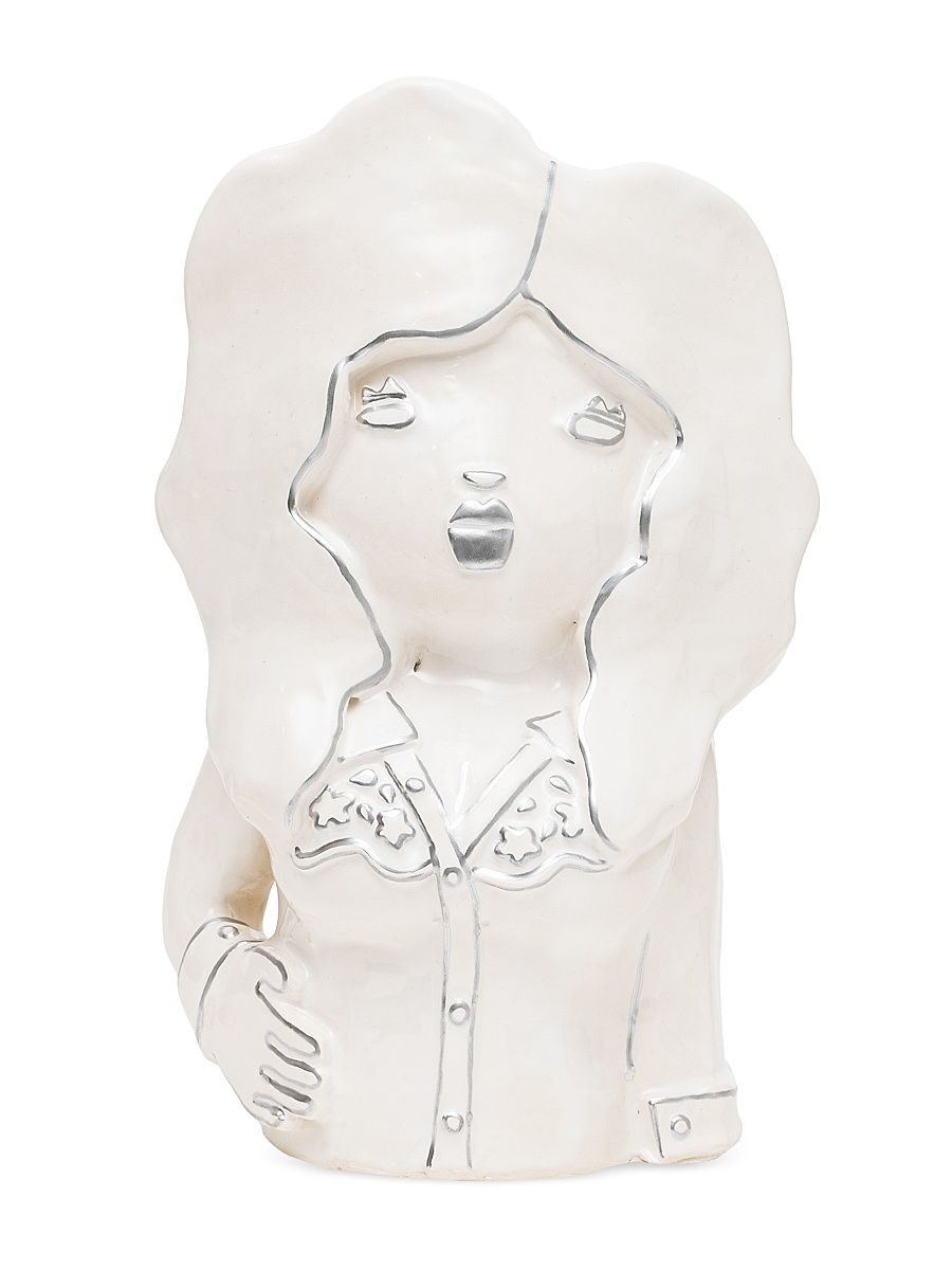 Dolly Hazy Vase - White