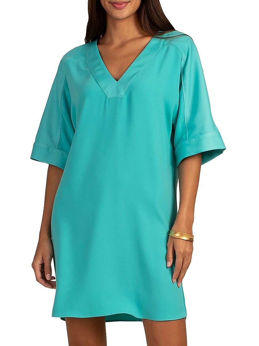 Trina Turk Women's Rabat Tunic Minidress - Oasis - Size XS