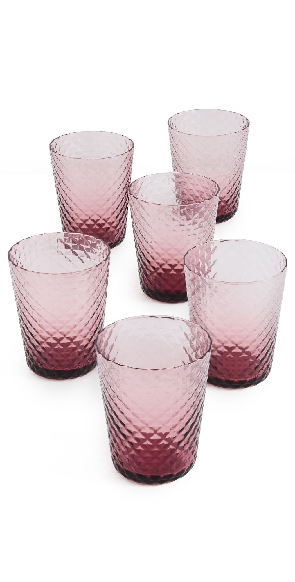 Zafferano Isolano Tumblers Set of 6 Amethyst One Size