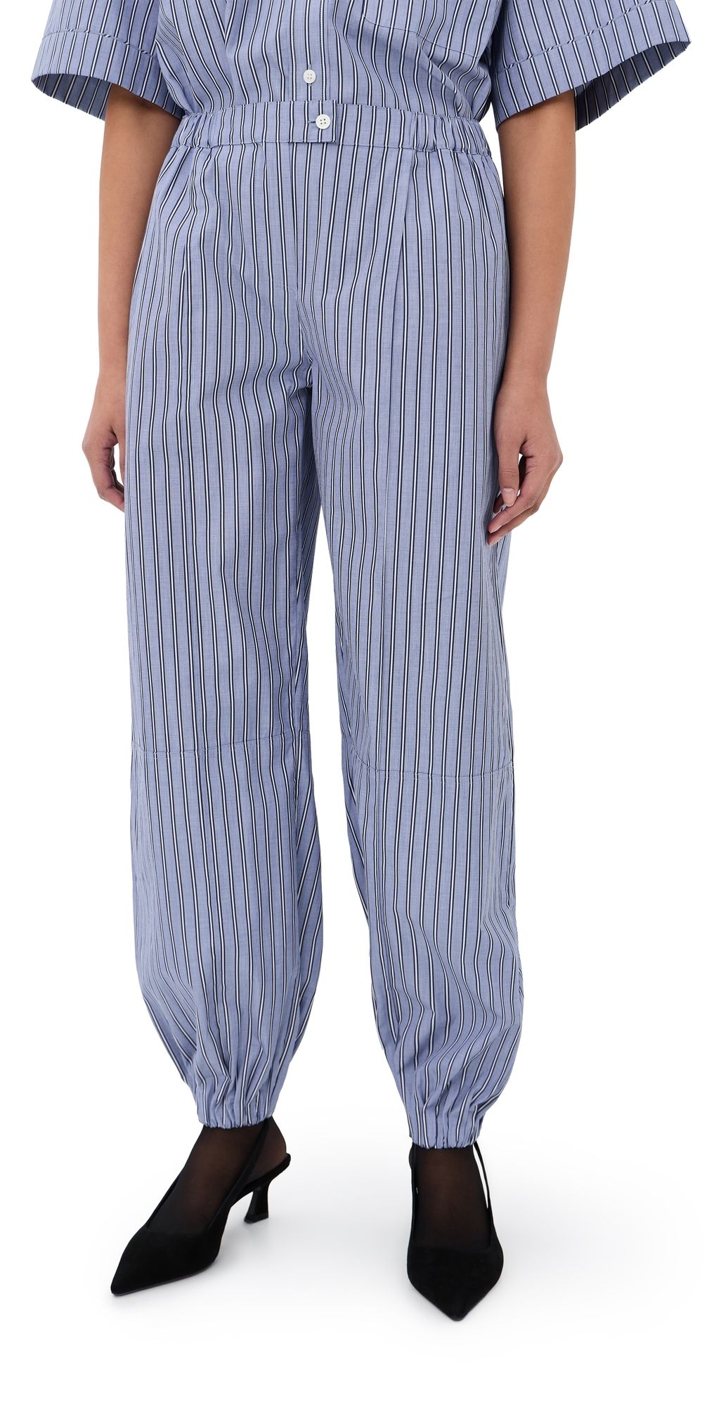 Nackiye Topkapi Pants Blue Navy Stripe 34