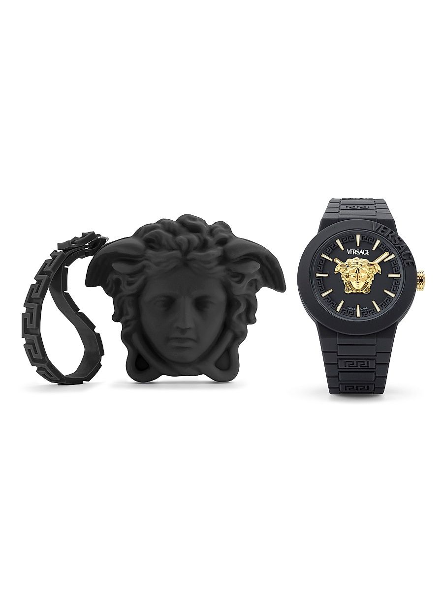 Men's V-Pop Silicone Watch - Black
