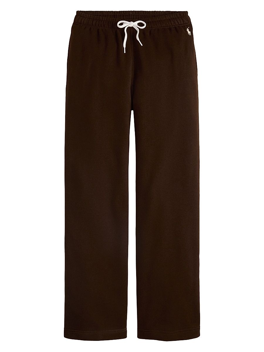 Women's Drawstring Fleece Sweatpants - Circuit Brown - Size XL