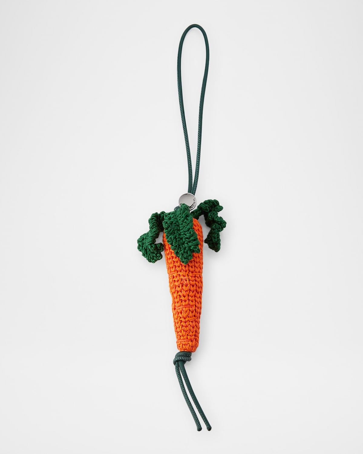 Hand-Crocheted Carrot Bag Charm