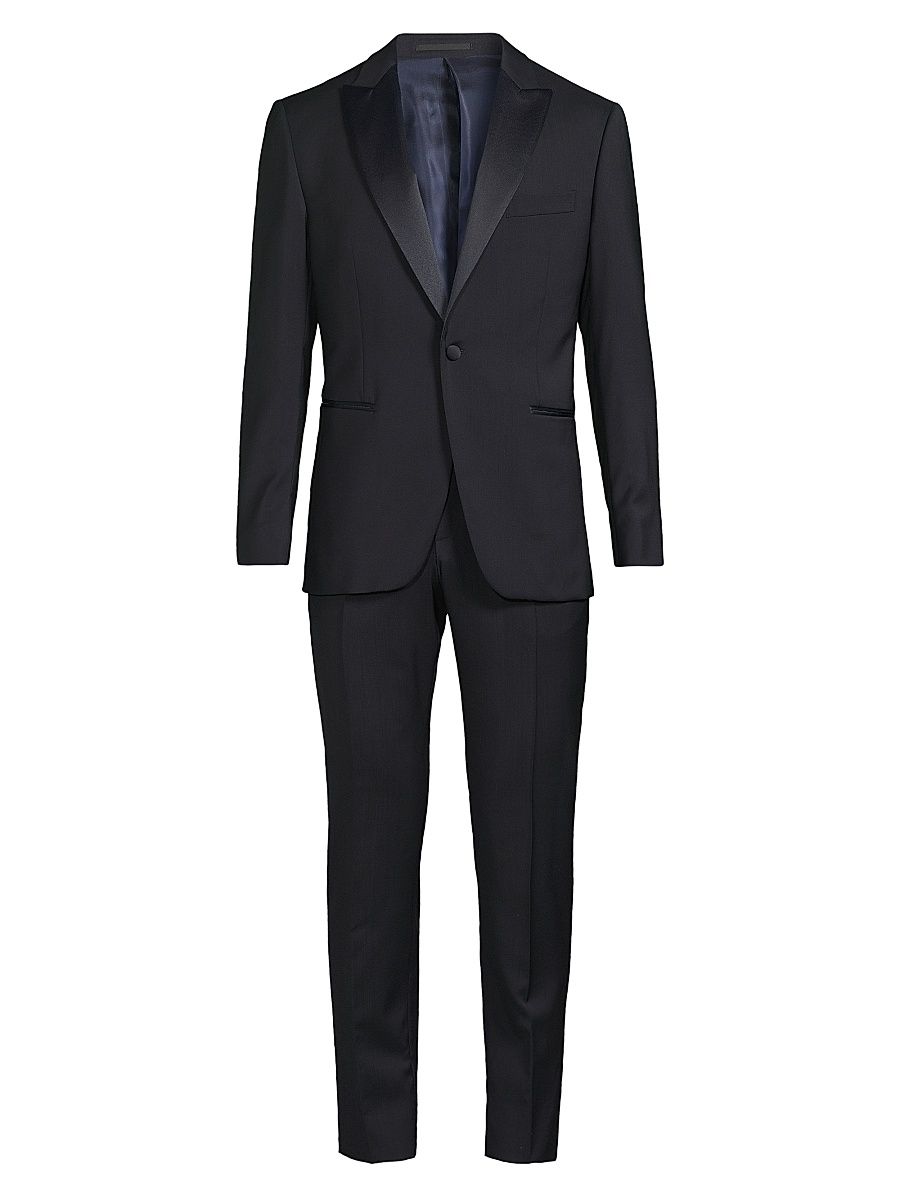 Men's Basic Wool Tuxedo - Navy - Size 44