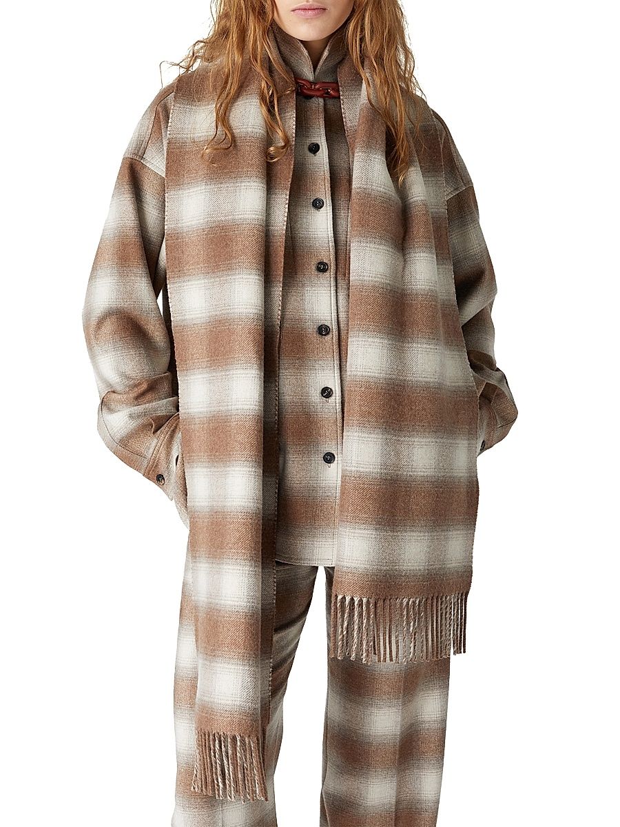 Women's Wish Cashmere Scarf - Light Camel