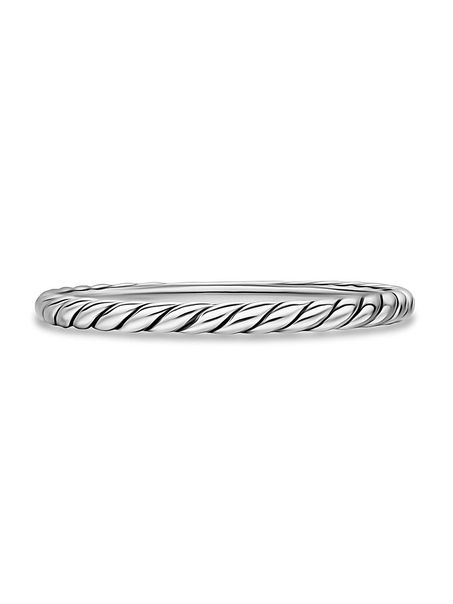 Women's Sterling Silver Band RIng - Silver - Size 7