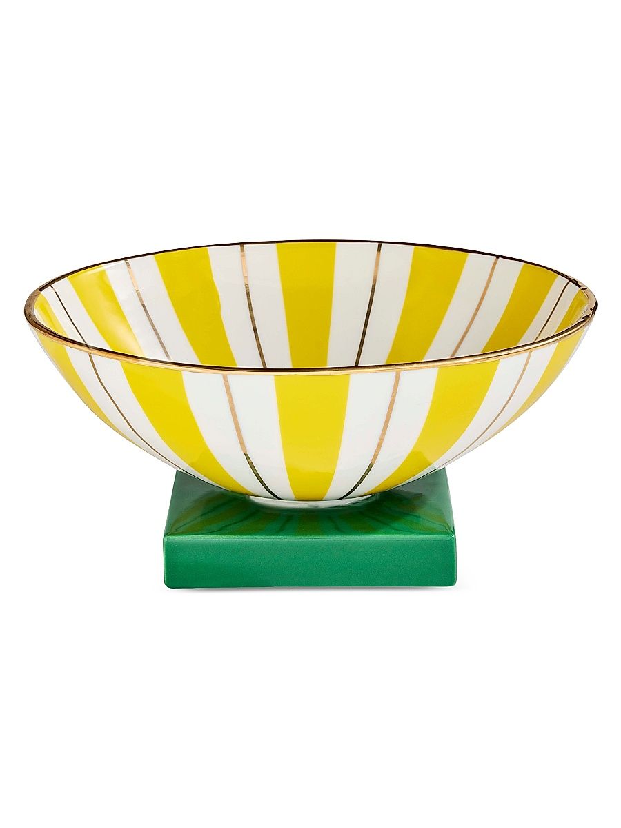 Portofino Porcelain Bowl - Yellow Green