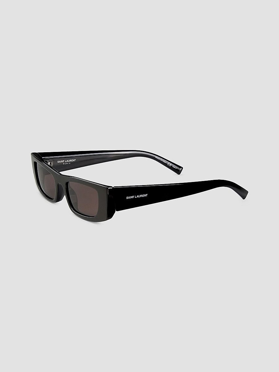 Saint Laurent Women's Ultra Cat-Eye Rectangular 52MM Injection Sunglasses - Black