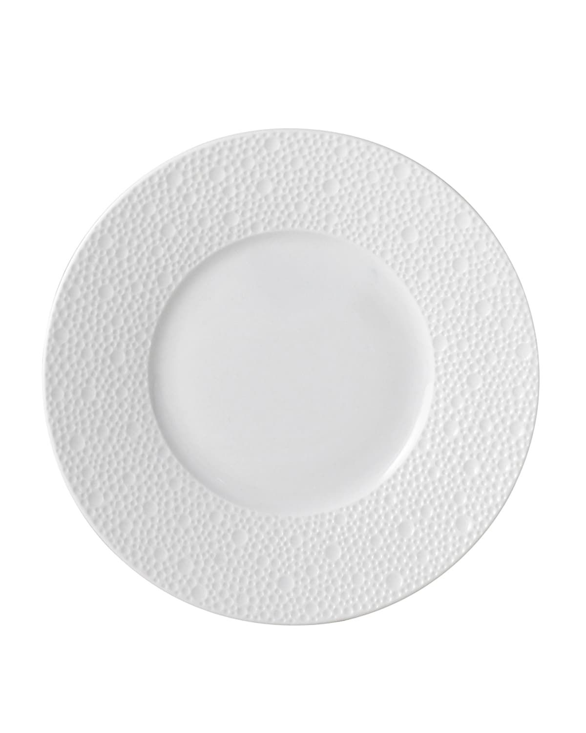 Ecume White Dinner Plate